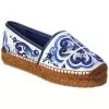 Dolce & Gabbana Brocade Canvas & Leather Espadrille Women
