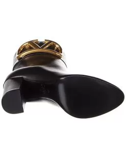 Valentino VLogo 85 Leather Bootie Women -Fashion Clothing Store 1313839516 RLLD 4