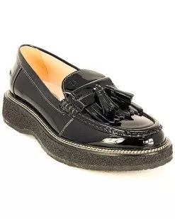 Tod's Fringe Tassel Patent Loafer Women