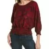 Vince Camuto Bali Stamp Blouse Women