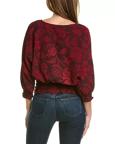 Vince Camuto Bali Stamp Blouse Women 2 Vince Camuto Bali Stamp Blouse Women - Image 2