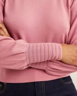 Boden Pointelle Detail Wool-Blend Jumper Women 6 Boden Pointelle Detail Wool-Blend Jumper Women -Fashion Clothing Store 1411051671 RLLD 3