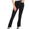 The Danielle Dani Blue/Black High-Rise Ankle Jean Women