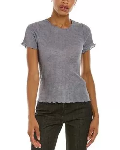 THEORY Slim Silk-Blend T-Shirt Women