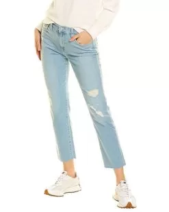 Lara Evelyn Mid-Rise Straight Ankle Jean Women