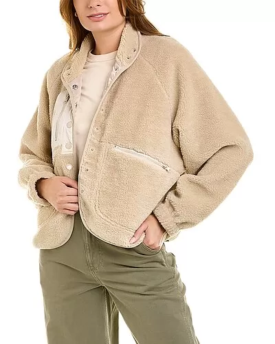 Teddy Bomber Jacket Women 1 Teddy Bomber Jacket Women