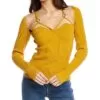 Janine Rib Knit Top Women