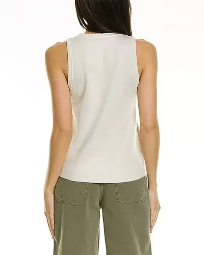 Splendid Isla Reversible Cashmere-Blend Sweater Tank Women 2 Splendid Isla Reversible Cashmere-Blend Sweater Tank Women - Image 2