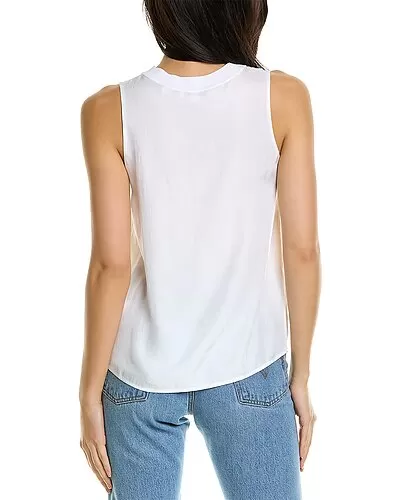 Vince Ribbed Crewneck Shell Women 2 Vince Ribbed Crewneck Shell Women - Image 2