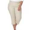 NYDJ Plus Linen-Blend Utility Capri Pant Women