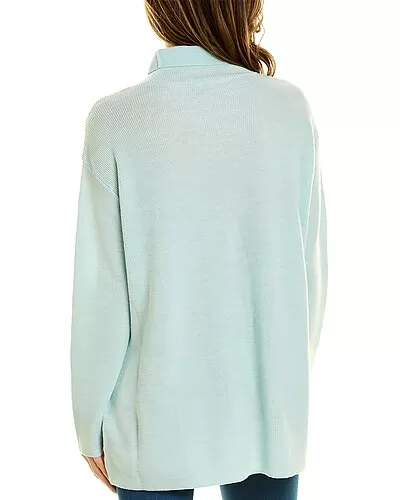 EILEEN FISHER Turtleneck Wool Pullover Women 2 EILEEN FISHER Turtleneck Wool Pullover Women - Image 2