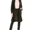 EILEEN FISHER Boucle High Collar Wool-Blend Coat Women