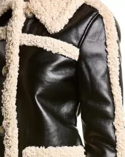 Badgley Mischka Sherpa Coat Women 8 Badgley Mischka Sherpa Coat Women -Fashion Clothing Store 1411298299 RLLD 4