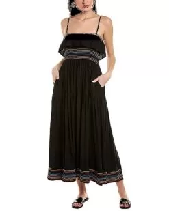 Solid & Striped The Kaia Linen-Blend Maxi Dress Women