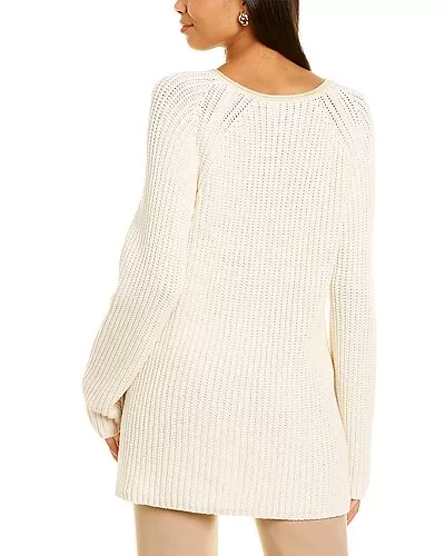 Linen-Blend Bateau Neck Sweater Women 2 Linen-Blend Bateau Neck Sweater Women - Image 2