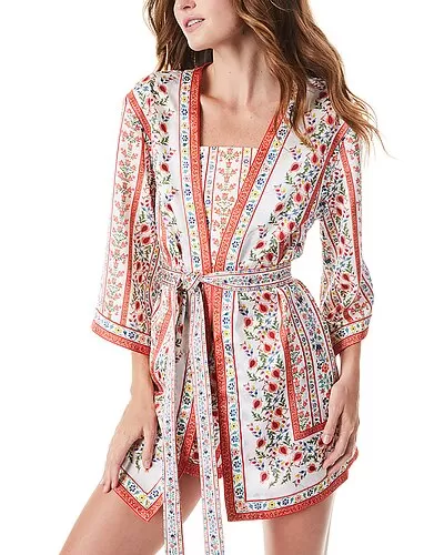 Alice + Olivia Domino Reversible Mini Kimono Women 1 Alice + Olivia Domino Reversible Mini Kimono Women