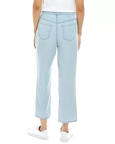 NYDJ Petite Summerville Stripes Relaxed Straight Jean Women 2 NYDJ Petite Summerville Stripes Relaxed Straight Jean Women - Image 2