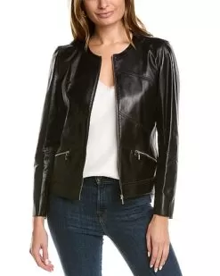 Adeline Leather Jacket Women