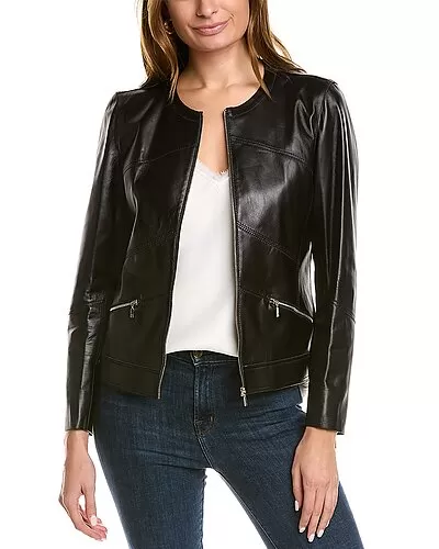 Adeline Leather Jacket Women 1 Adeline Leather Jacket Women