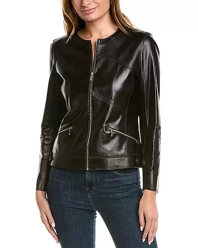 Adeline Leather Jacket Women 3 Adeline Leather Jacket Women - Image 3