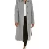 THEORY Long Wool & Cashmere-Blend Coat Women