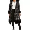 Badgley Mischka Robyn Wool-Blend Coat Women