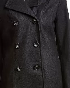 Nautica Double-Breasted Wool-Blend Peacoat Women -Fashion Clothing Store 1411435617 RLLD 4
