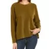 EILEEN FISHER Eed Stitch Boxy Wool Pullover Women