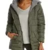Quilted Hooded Puffer Zip-Up Jacket Women