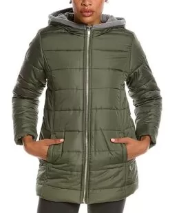 Quilted Hooded Puffer Zip-Up Jacket Women -Fashion Clothing Store 1411444284 RLLD 3