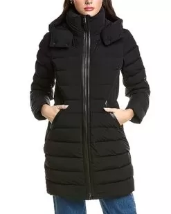 Mackage Farren Leather-Trim Down Coat Women -Fashion Clothing Store 1411450412 RLLD 3