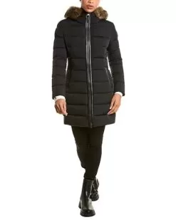 Mackage Calla Leather-Trim Down Coat Women -Fashion Clothing Store 1411465900 RLLD 3
