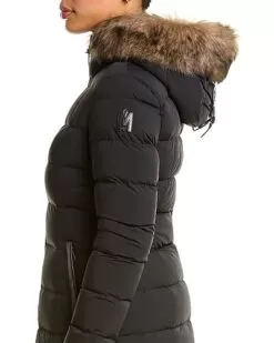 Mackage Calla Leather-Trim Down Coat Women -Fashion Clothing Store 1411465900 RLLD 4