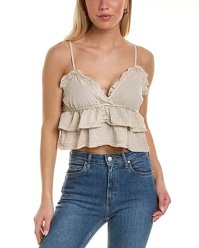 Streaky Ruffle Tank Women 1 Streaky Ruffle Tank Women