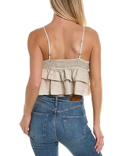 Streaky Ruffle Tank Women 2 Streaky Ruffle Tank Women - Image 2