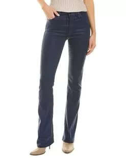 Brown High-Rise Bootcut Jean Women