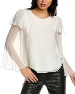 Uffle Silk Blouse Women