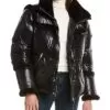 Mackage Miya Shearling-Trim Puffer Jacket Women
