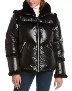 Mackage Miya Shearling-Trim Puffer Jacket Women -Fashion Clothing Store 1411482530 RLLD 3