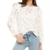 Sarah Embroidered Linen Blouse Women