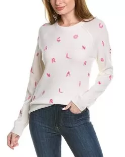 Carolina Herrera Letters Cashmere Sweater Women