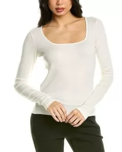 Vince Square Neck T-Shirt Women