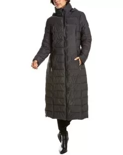 Nautica Maxi Stretch Puffer Coat Women 7 Nautica Maxi Stretch Puffer Coat Women -Fashion Clothing Store 1411650116 RLLD 3