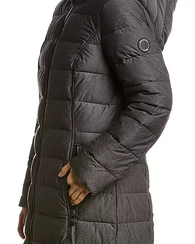 Nautica Maxi Stretch Puffer Coat Women 4 Nautica Maxi Stretch Puffer Coat Women - Image 4