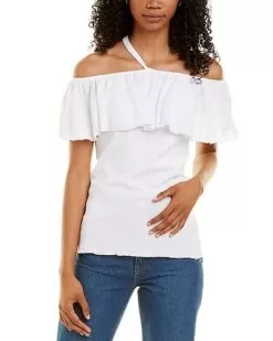 Baby Rib Ruffle Top Women