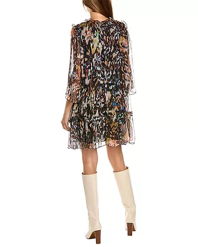 Johnny Was Elaine Silk Mini Dress Women 2 Johnny Was Elaine Silk Mini Dress Women - Image 2