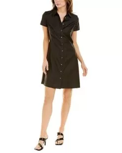 THEORY Wool Shirtdress Women