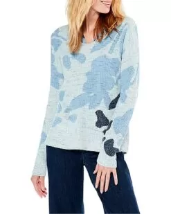 Breezy Leaves Sweater Women
