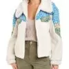 Floral Teddy Jacket Women