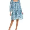 Johnny Was Leilani Linen Mini Dress Women